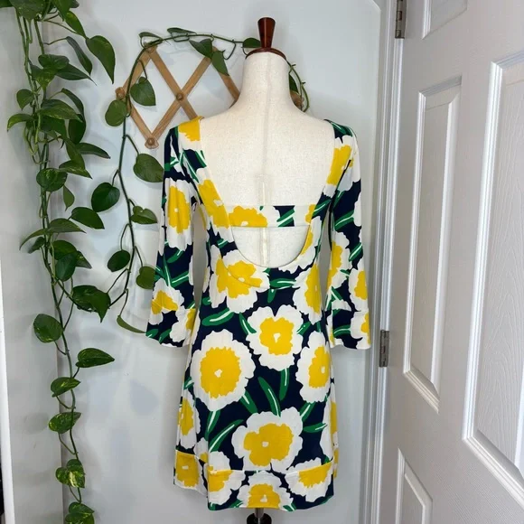 DIANE VON FURSTENBERG Stella Silk Floral Dress - Picture 5 of 7
